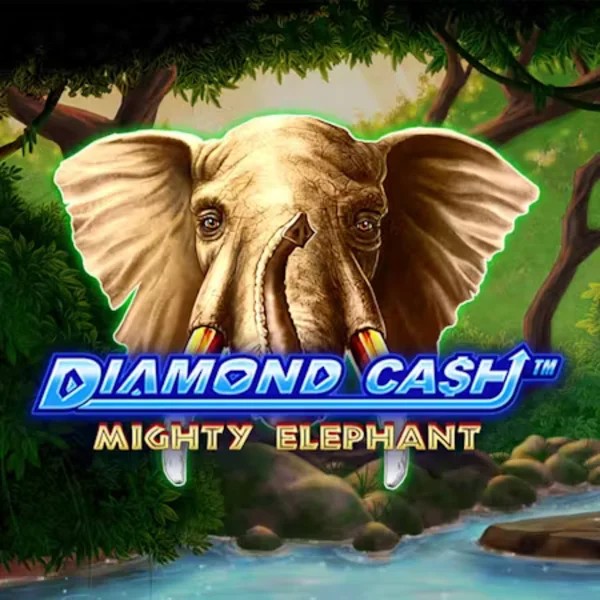 Diamond Cash Mighty Elephant casino game by Greentube – featured logo at Seven Casino