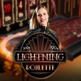 Lightning Roulette slot visual from Evolution available on casino-seven.dk