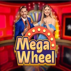 Mega Wheel slot visual from Pragmatic Play available on casino-seven.dk