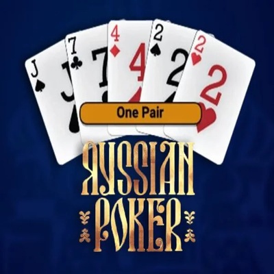 Russian Poker logo by OneTouch Games at Seven CasinoRussian Poker