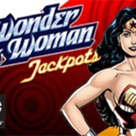 Wonder Woman Jackpots logo by Amaya at Seven Casino